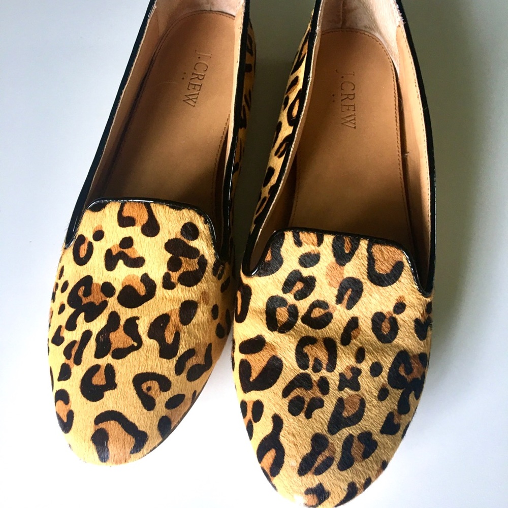 J. Crew Leopard Loafers/Flats